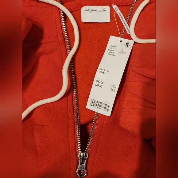 Out From Under Merrick Zip UpHoodie Sweatshirt - Picture 9 of 10